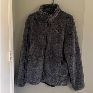 The North face fleece zip up jacket